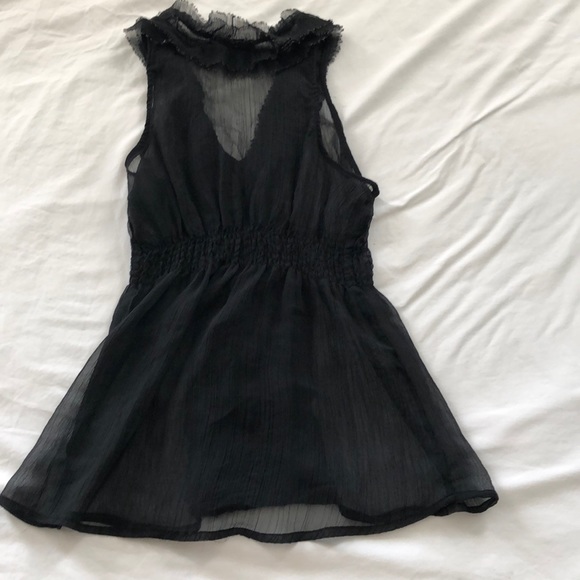 Black Guess sheer top - Picture 4 of 5